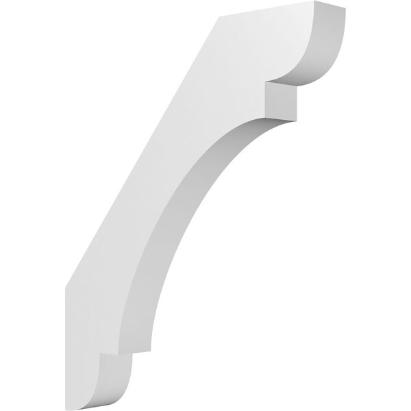 Ekena Millwork 4-in. W x 26-in. D x 32-in. H Olympic Architectural Grade PVC Knee Brace BRCP04X26X32OLY - main